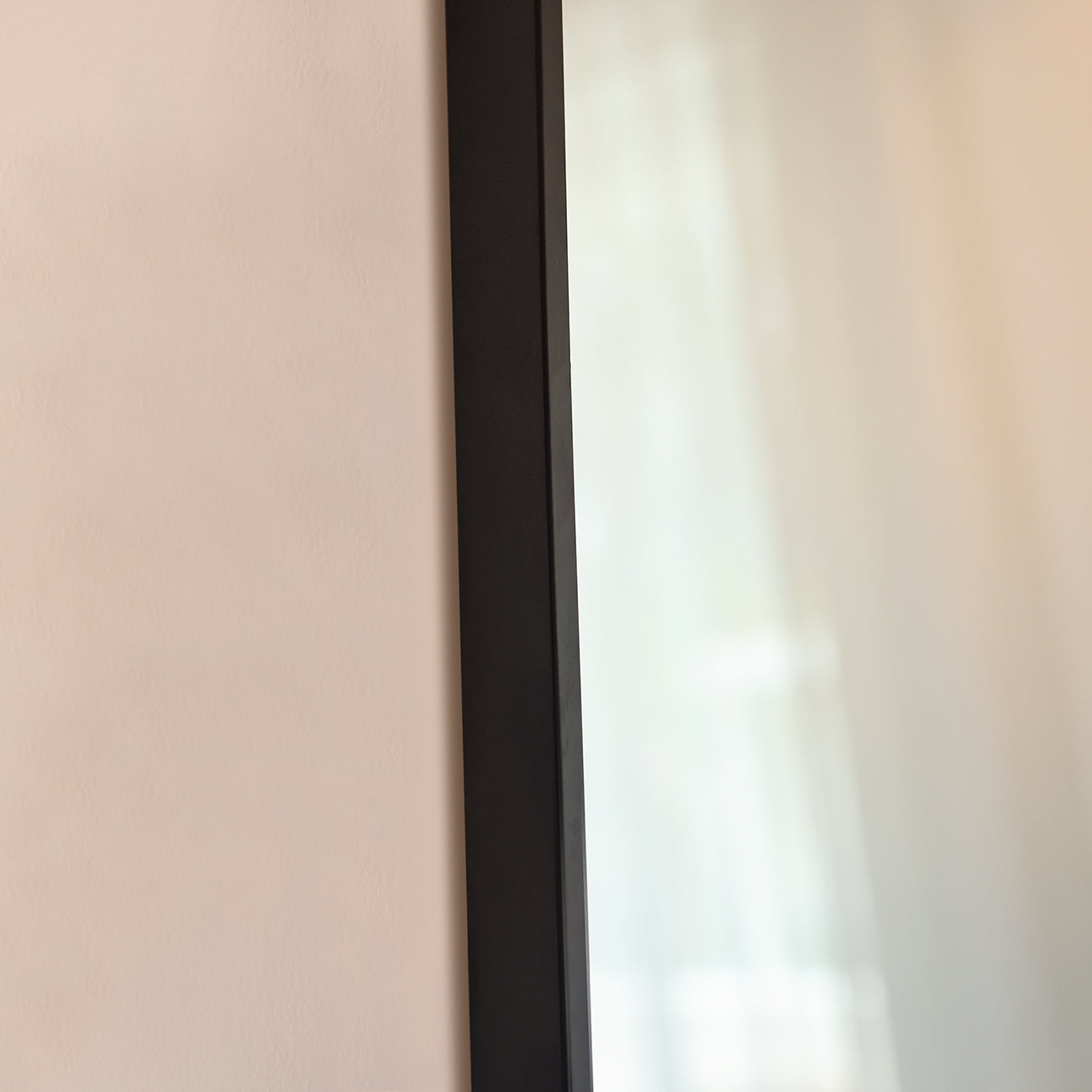 Casablanca - Full Length Black Contemporary Mirror 180cm x 100cm