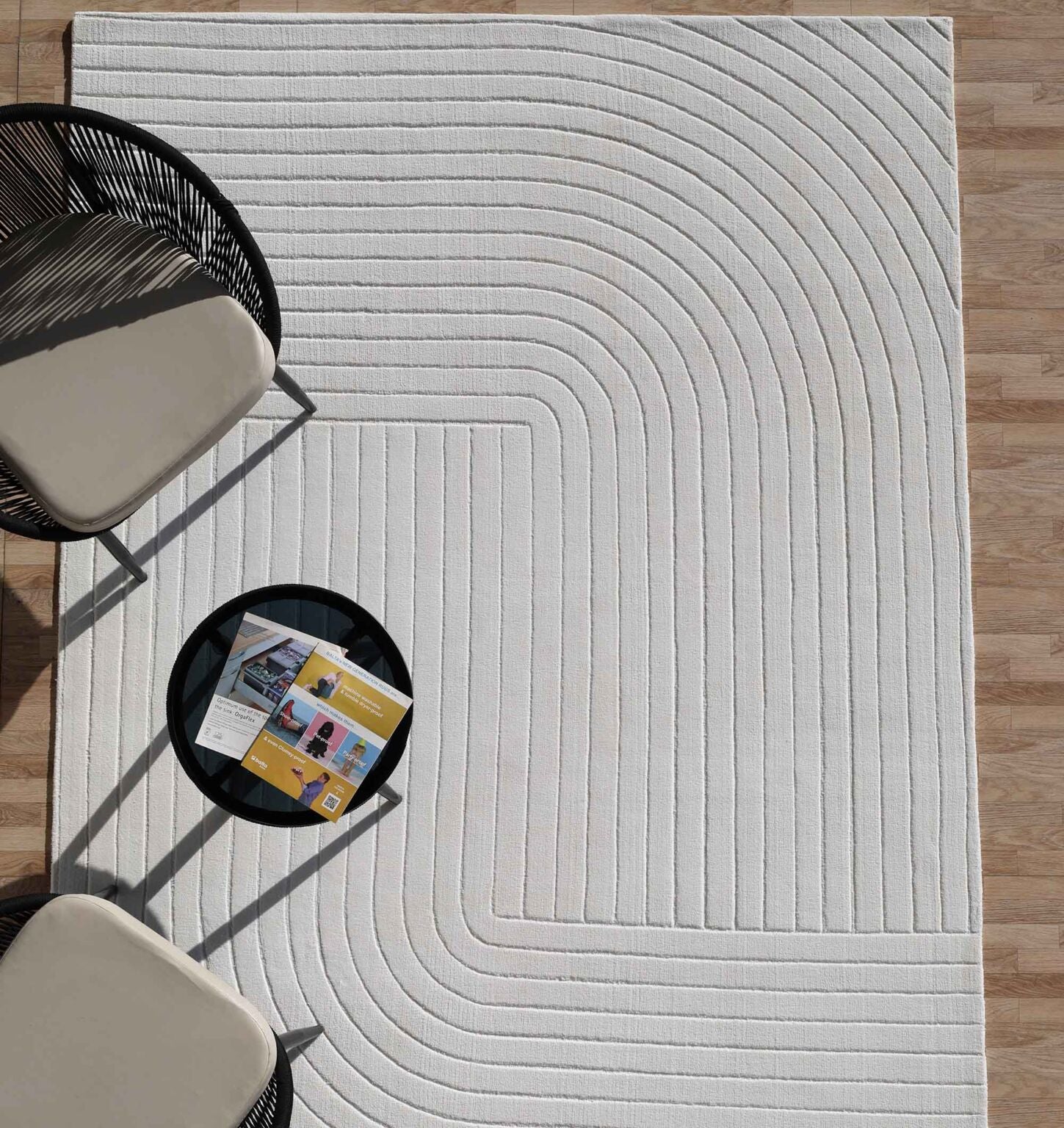 NOVARA FELIX WHITE RUG 190CM X 290CM