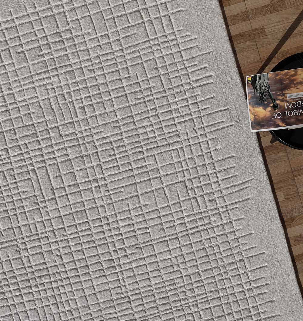 NOVARA ROHAN WHITE RUG 190CM X 300CM