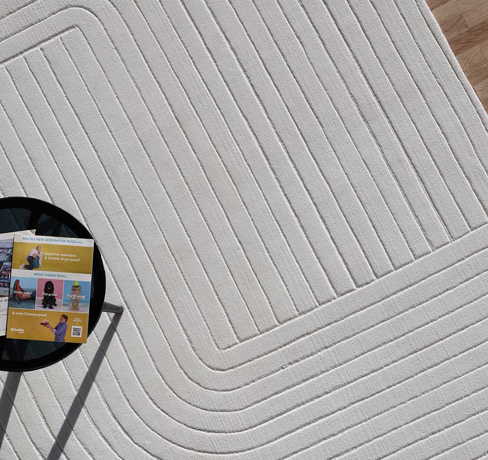 NOVARA FELIX WHITE RUG 190CM X 290CM