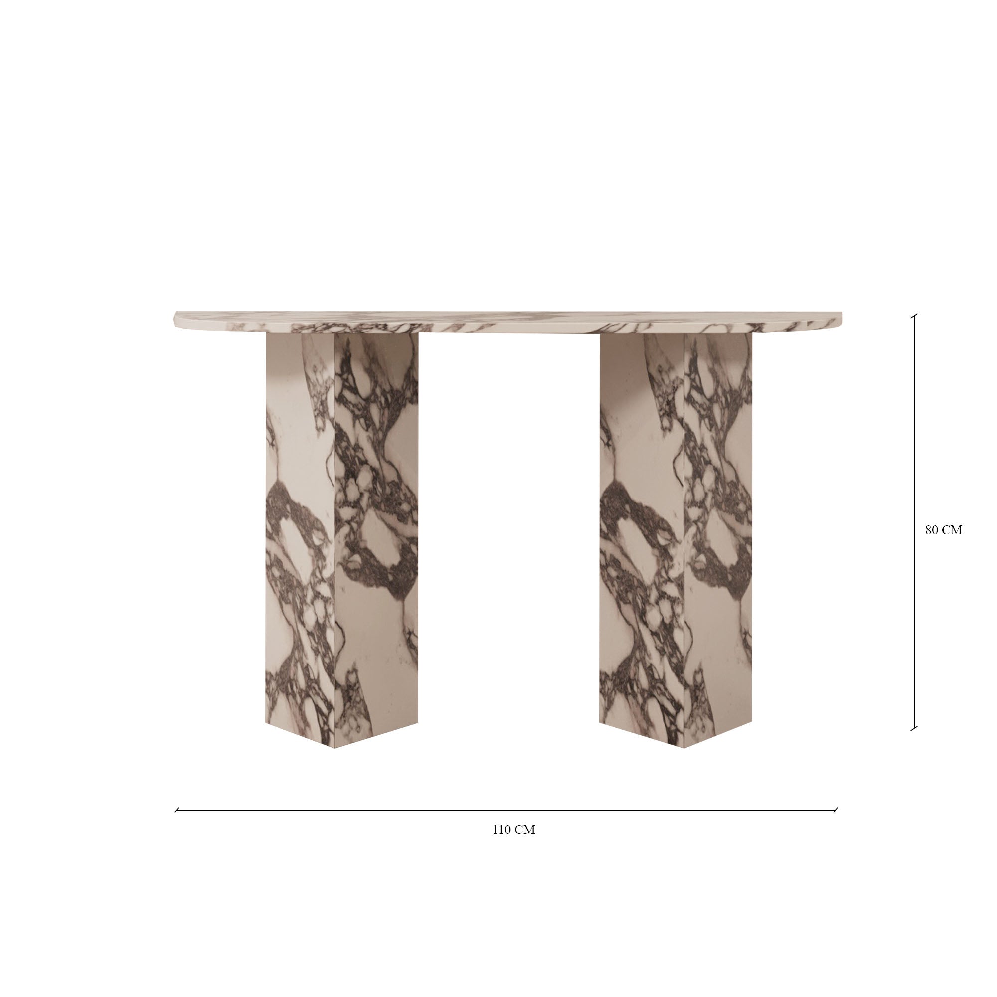 Tara Calacatta viola Console Table