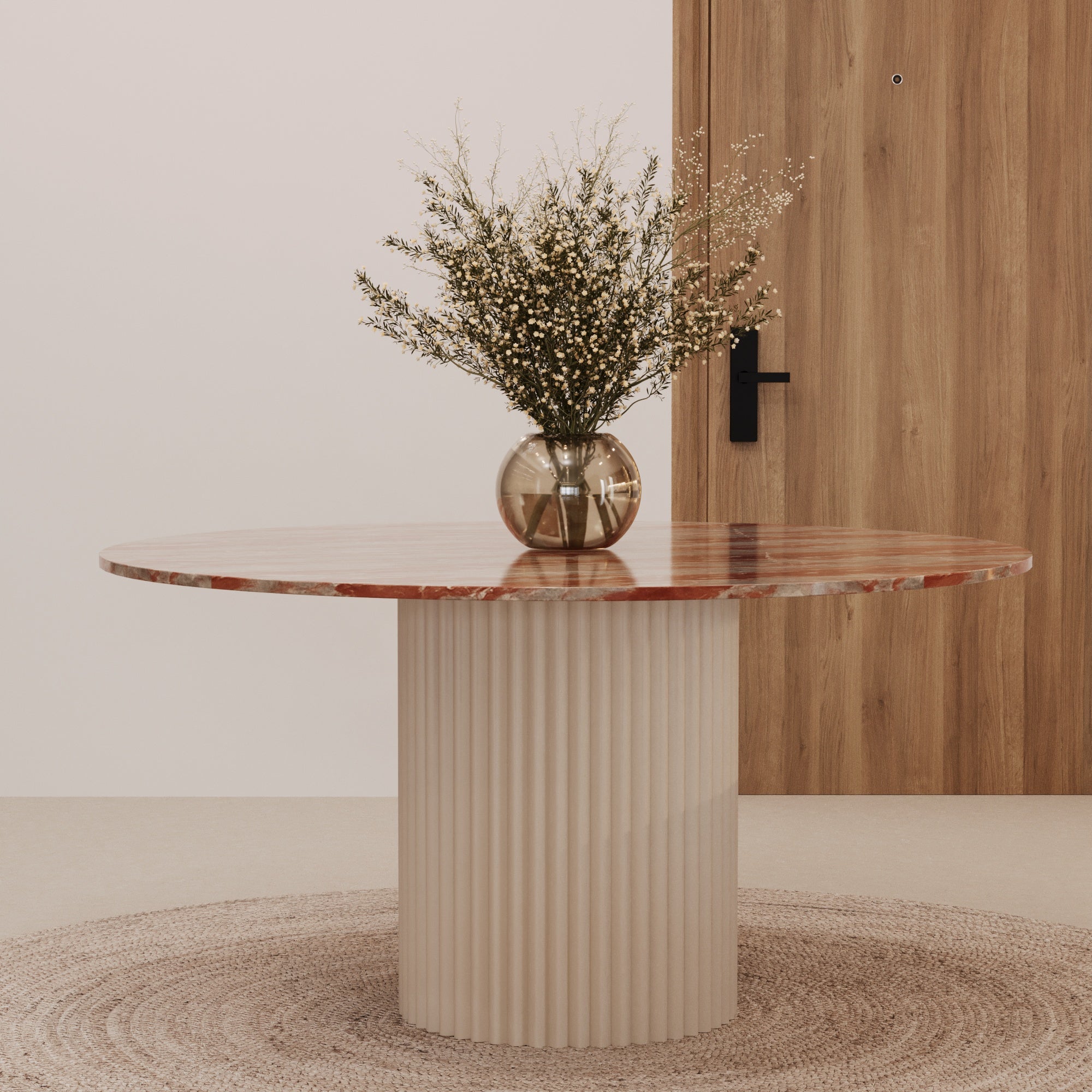Lucente Rosso Francio Dining Table