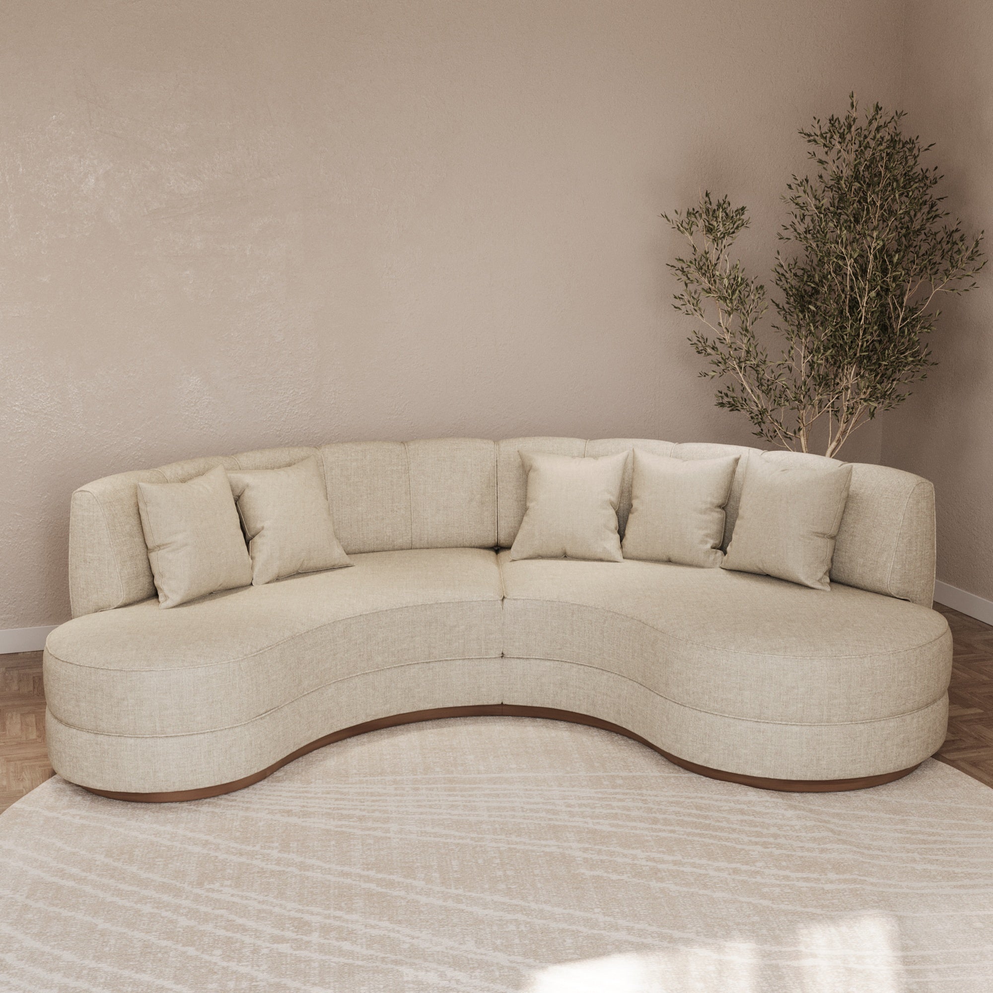 Seraphina Curved Sofa