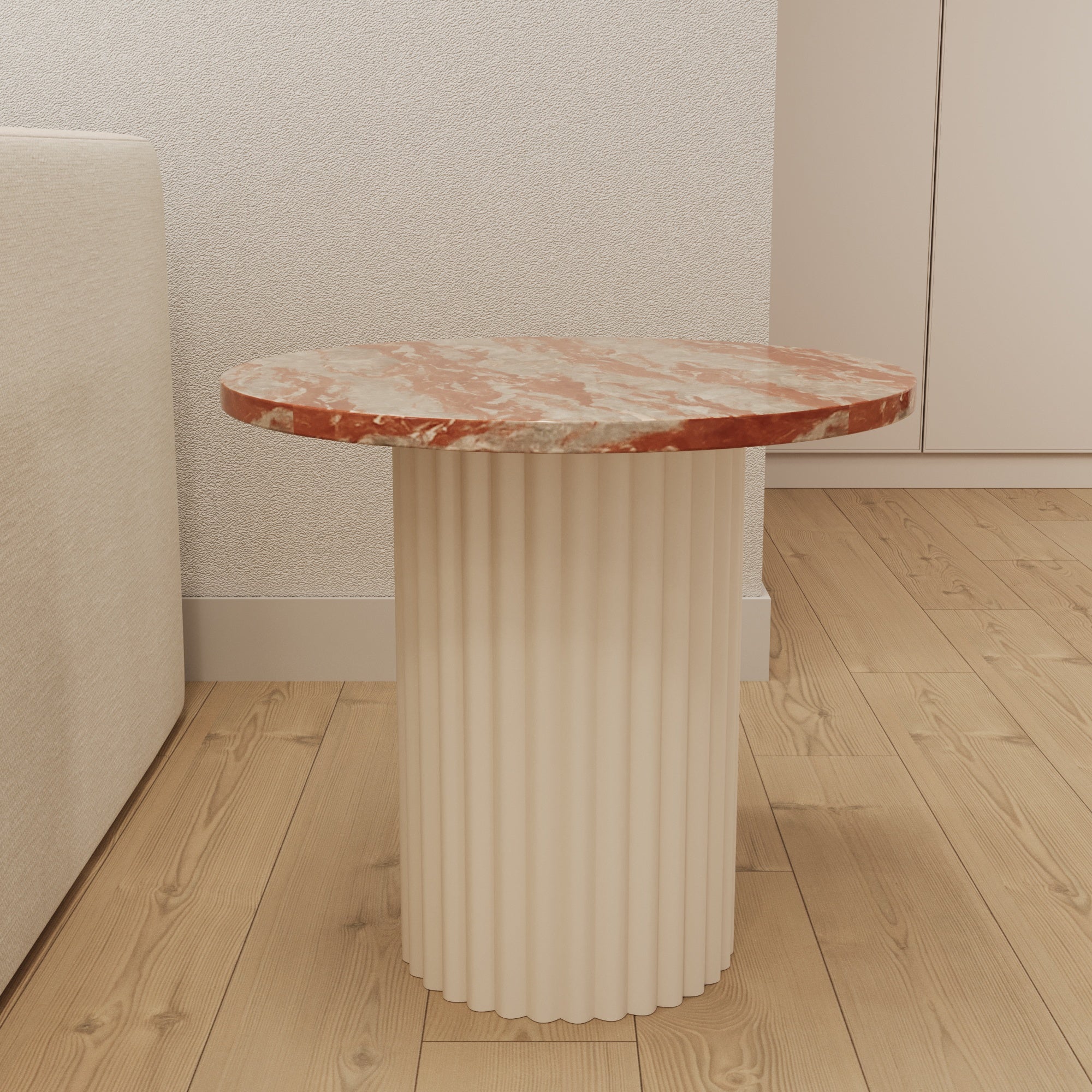 Lucente Rosso Francio Side Table