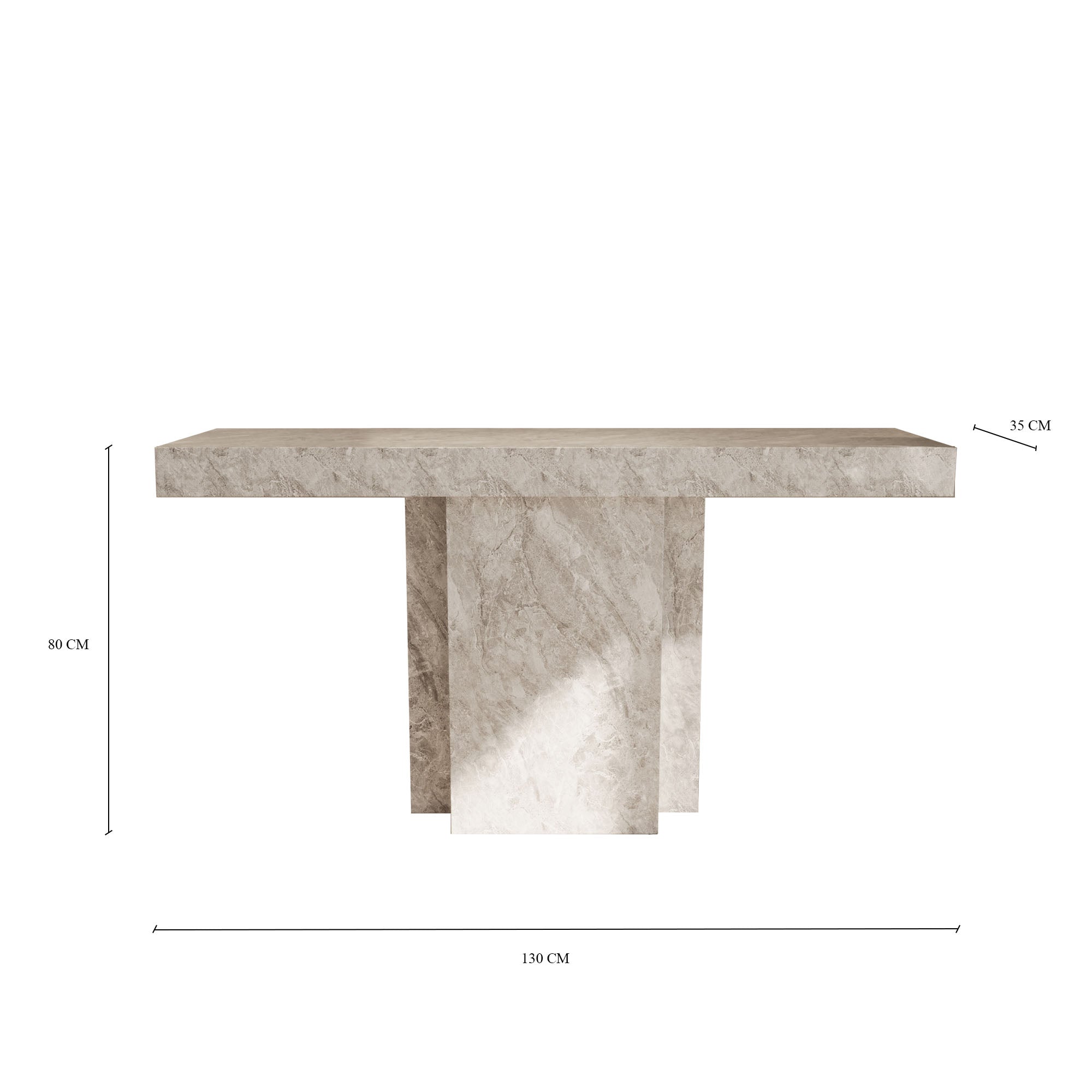 Verona Amazon Grey Console Table