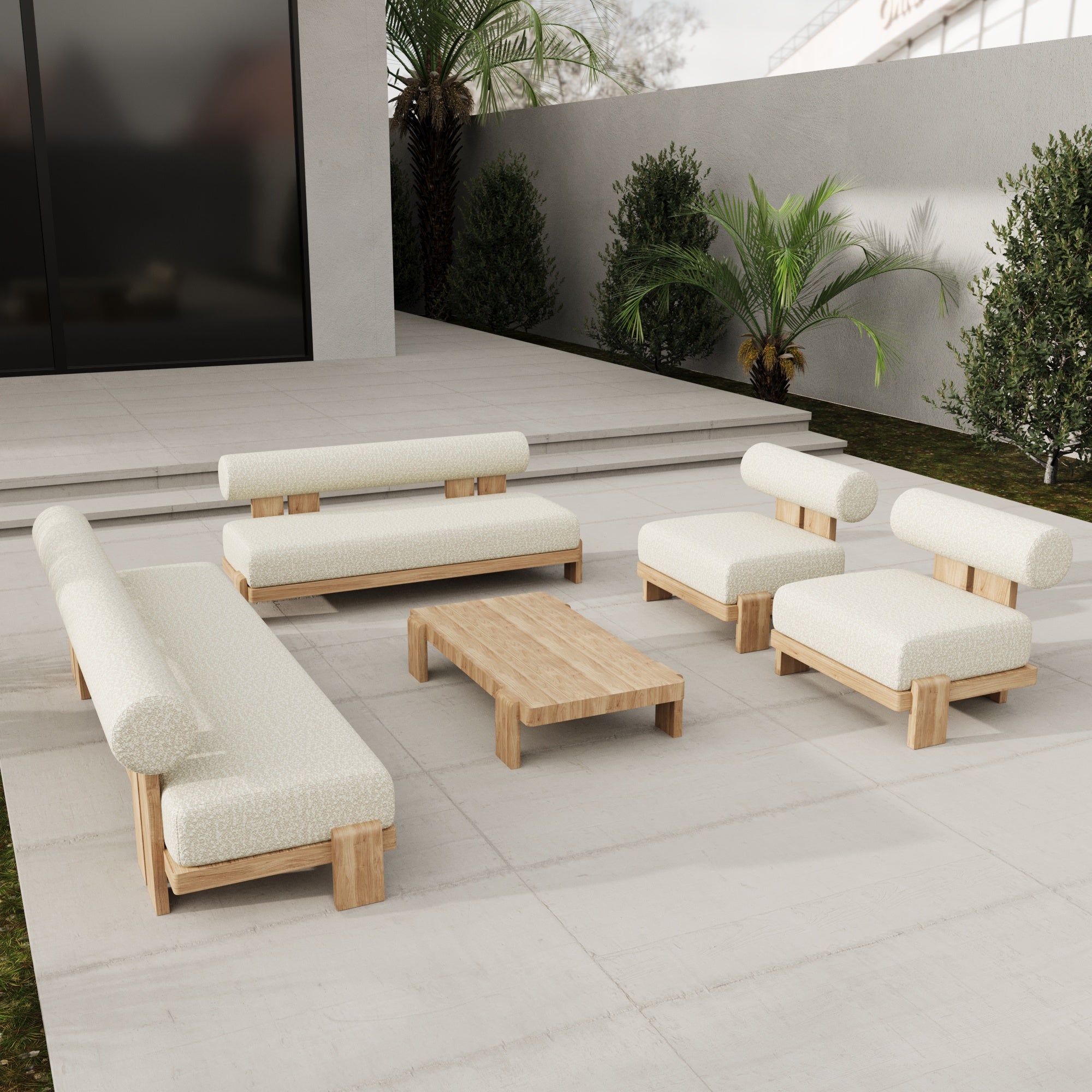 Portofino Outdoor 3-Seater