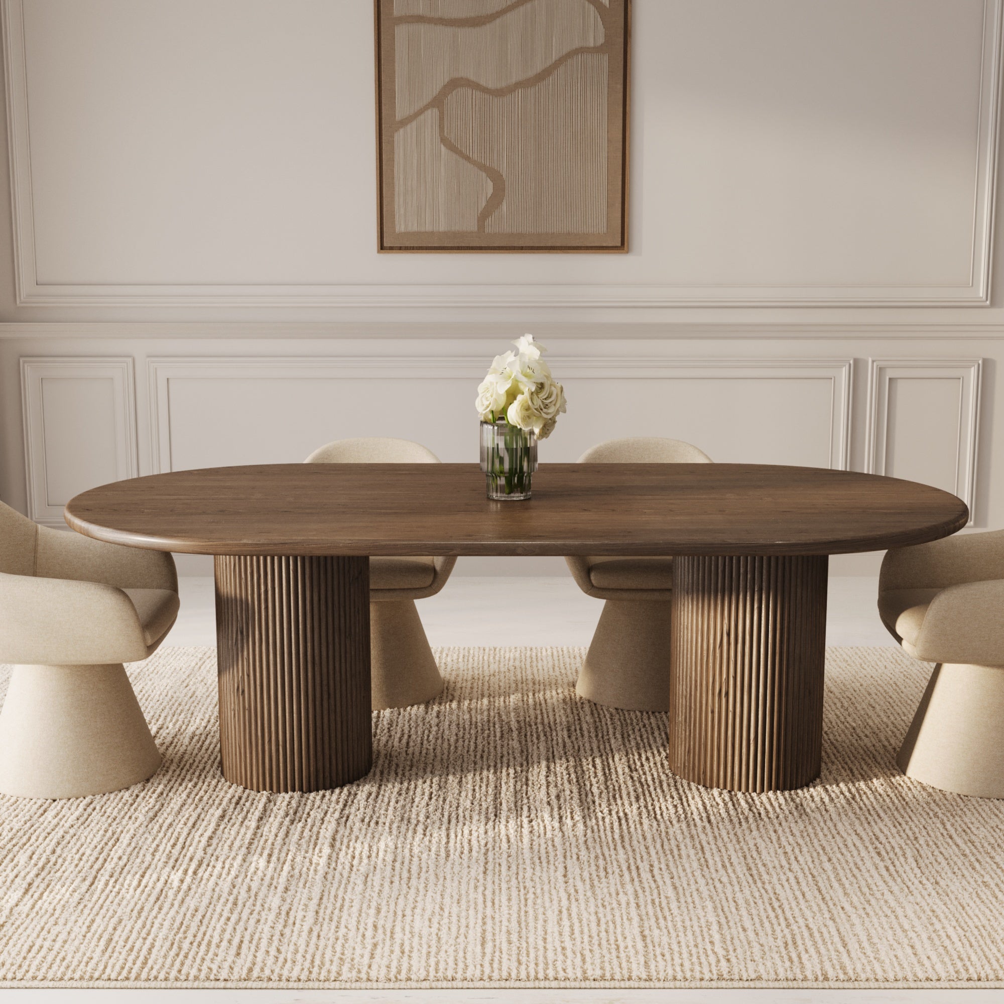 Bartley Ash Wood Dining Table