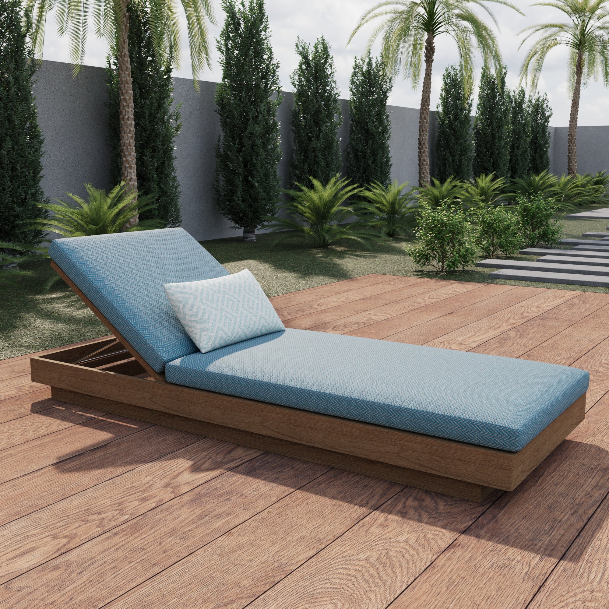 Capri Outdoor Daybed Lounger (Set of 2)