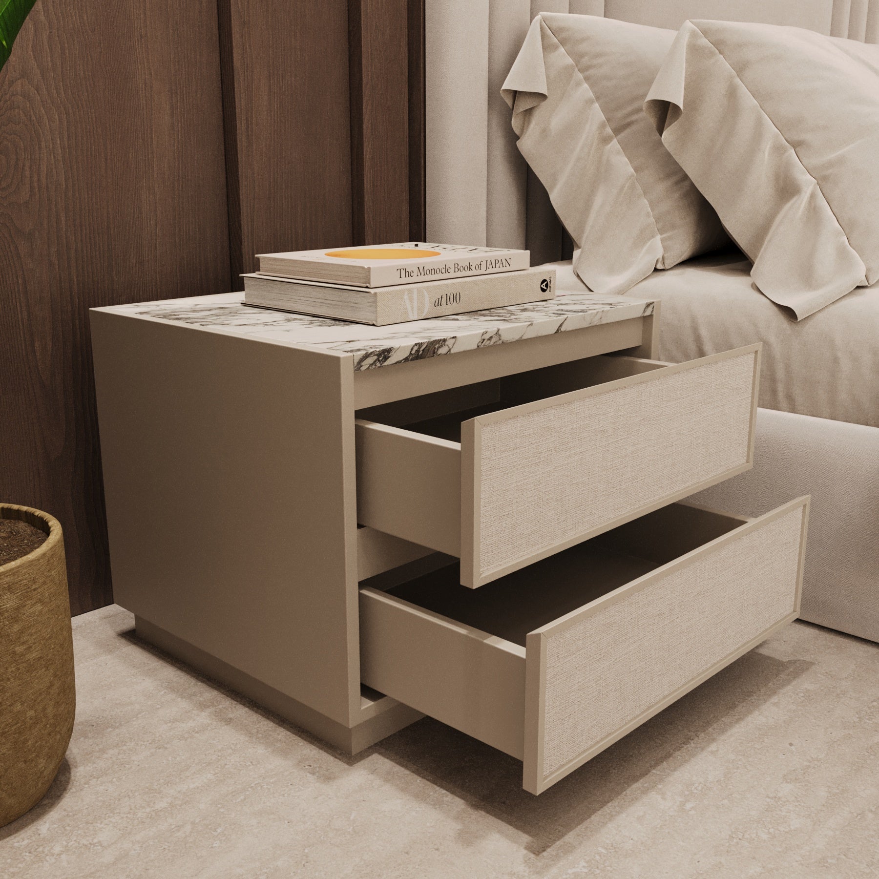 Arlo Fabric Nightstand