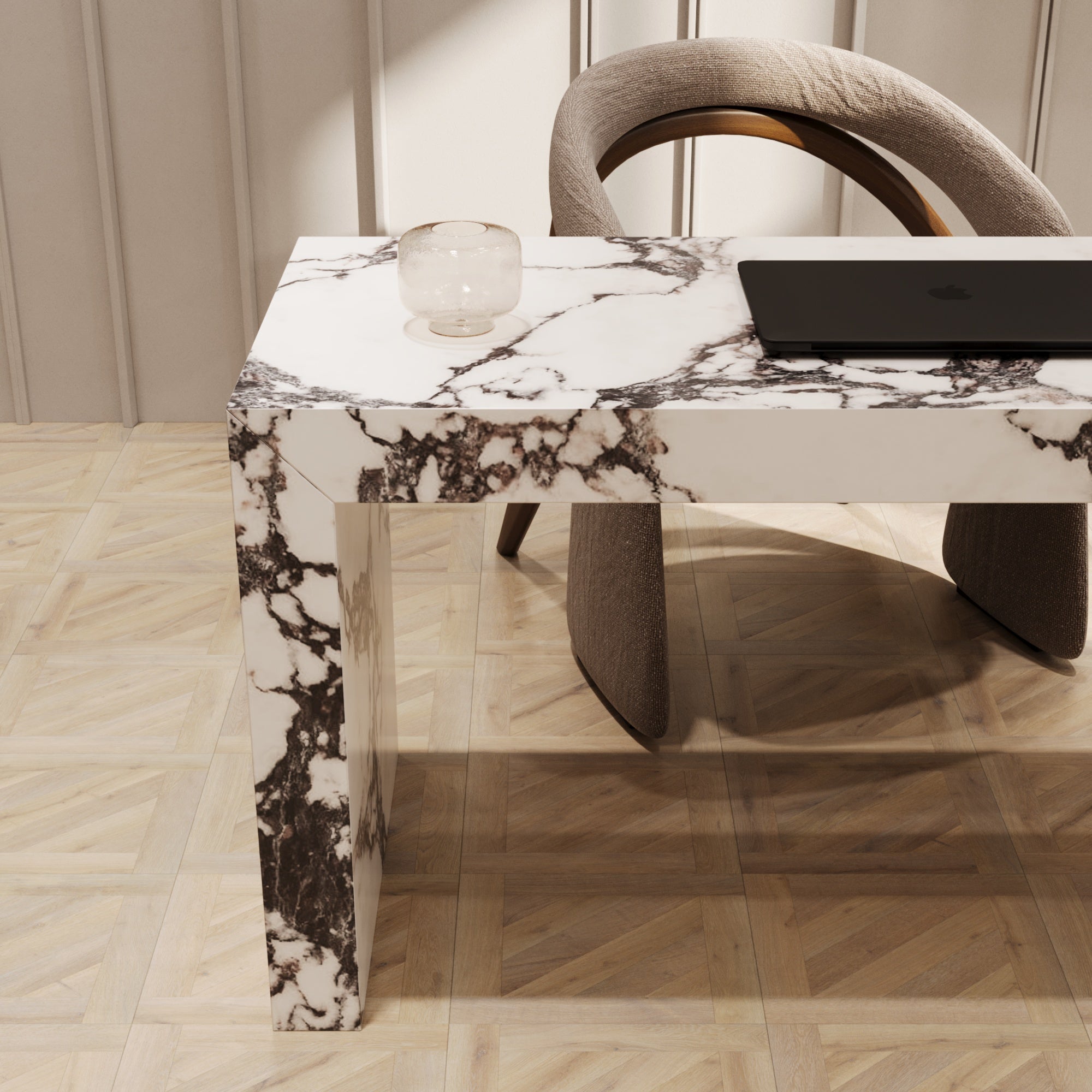 Castilo Calacatta Viola Desk
