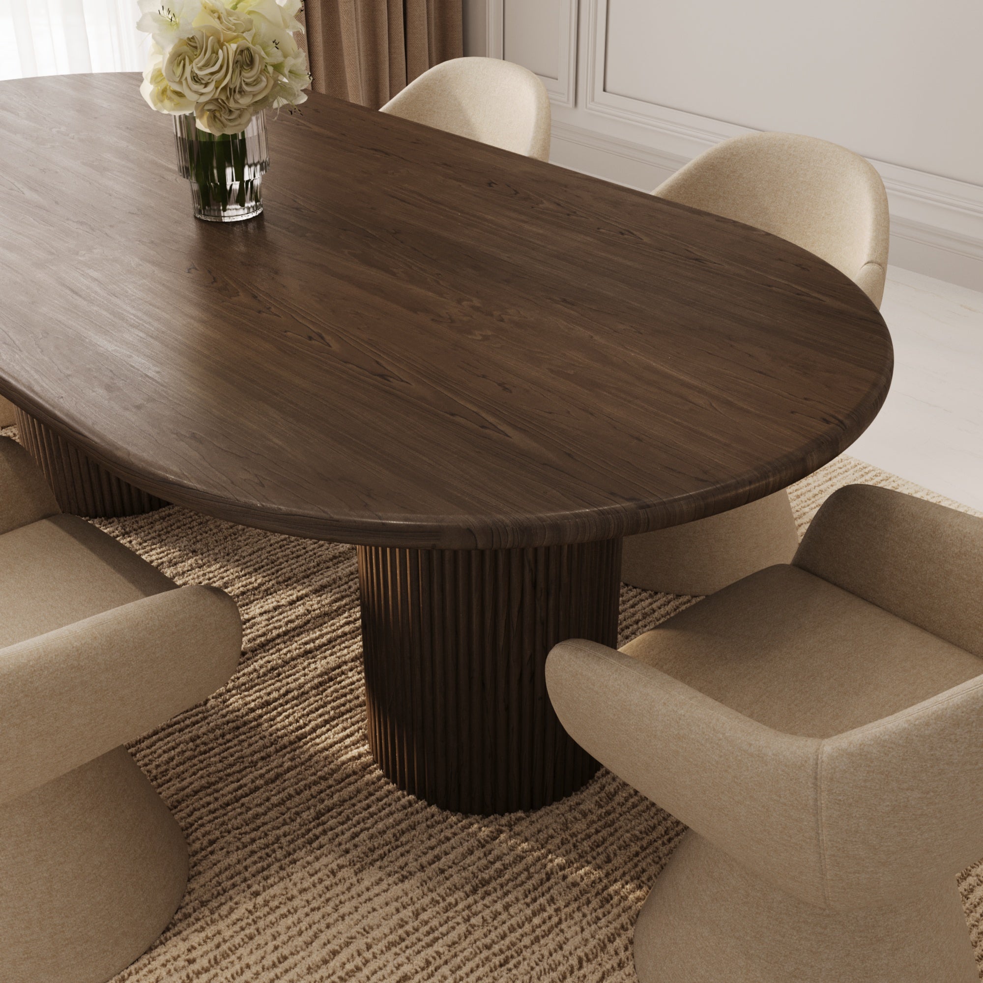Bartley Ash Wood Dining Table