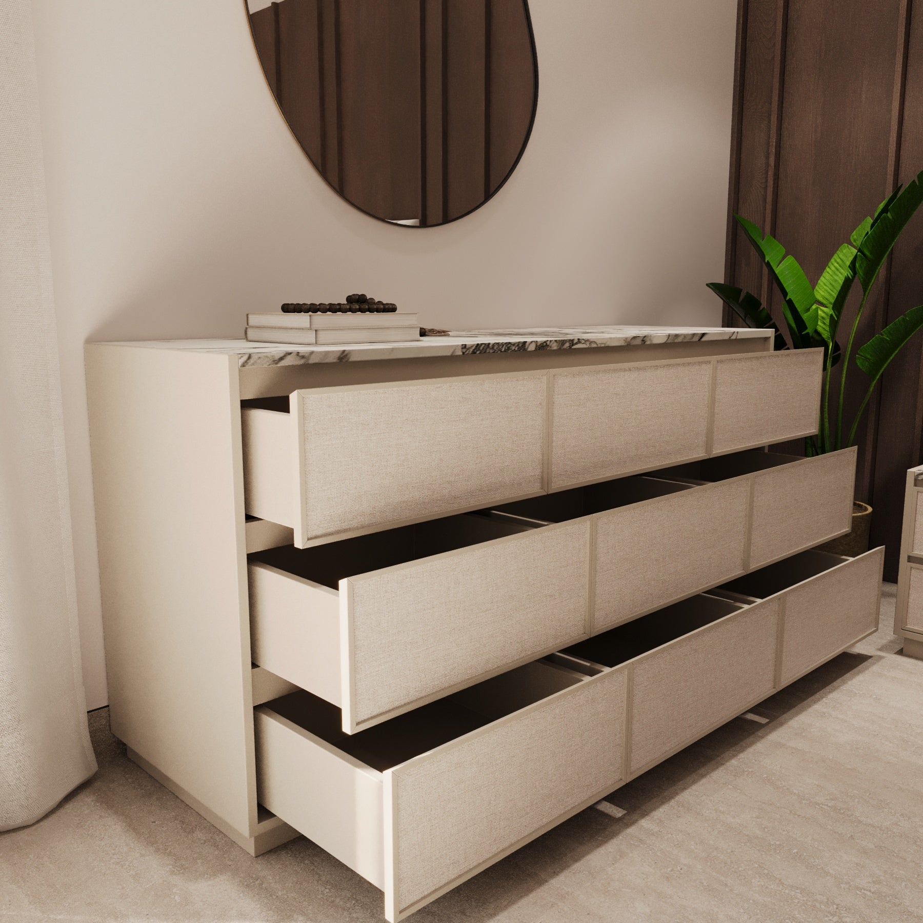 Arlo Fabric Dresser
