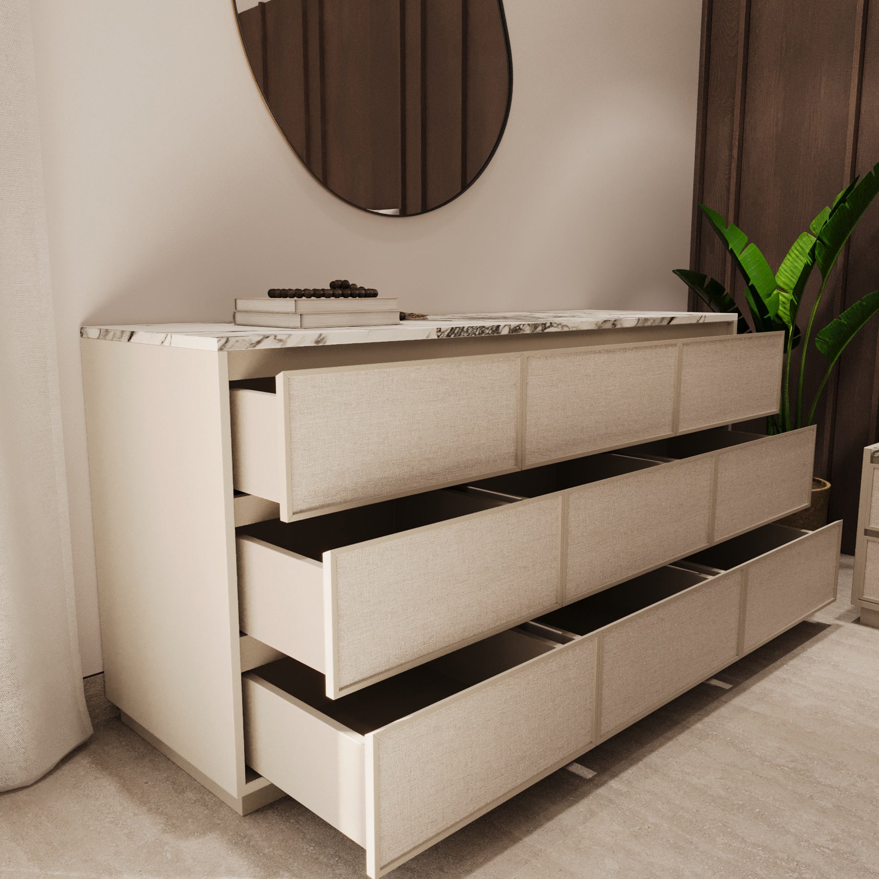 Arlo Fabric Dresser
