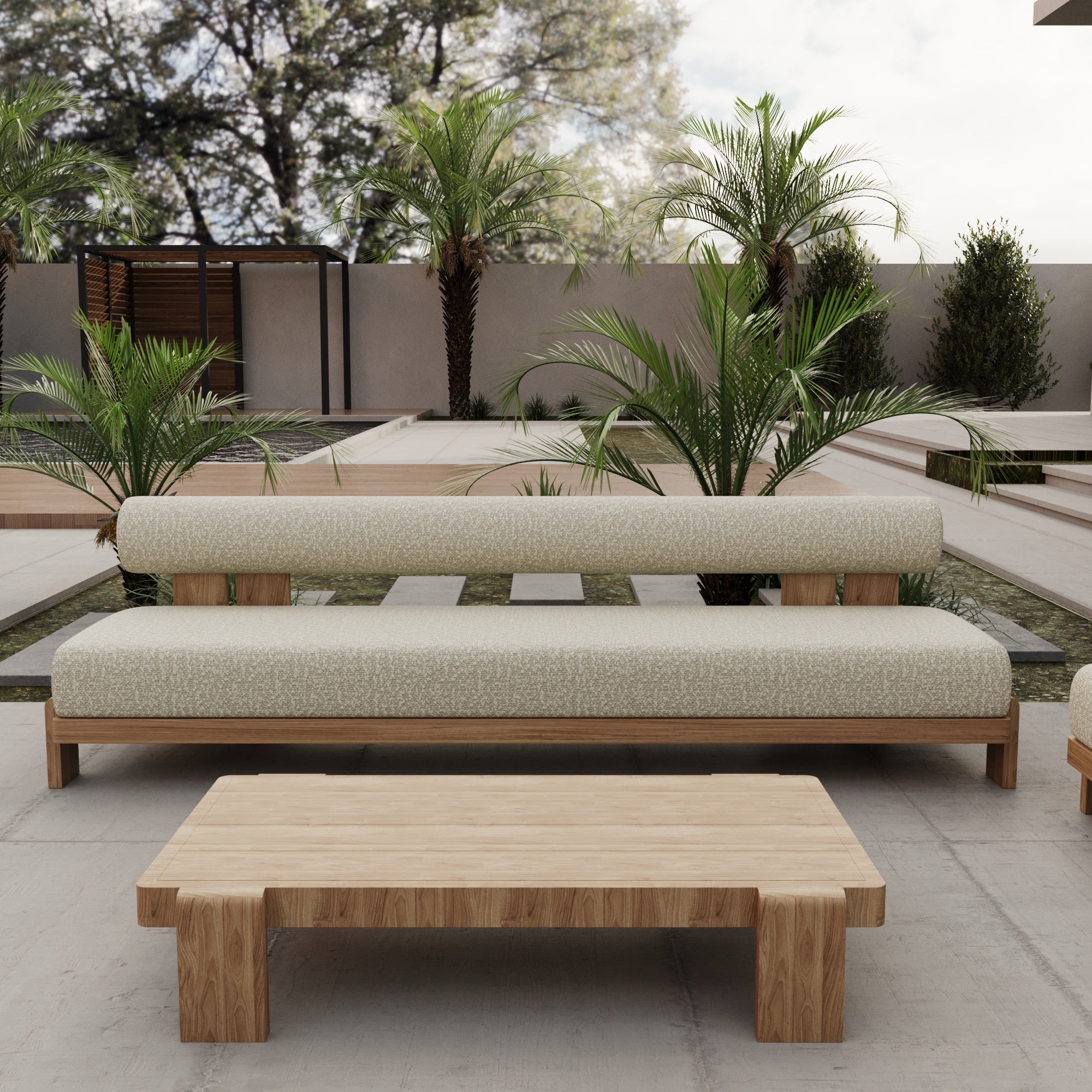 Portofino Outdoor 3-Seater