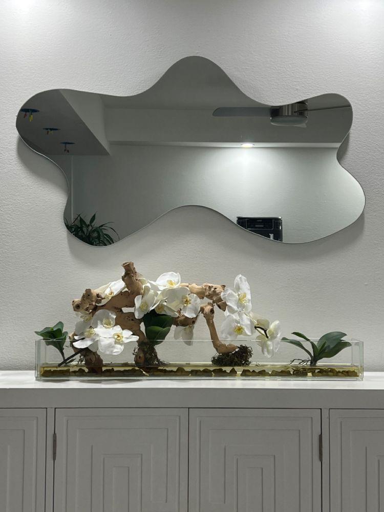 BESPOKE | AURORA FRAMELESS CONTEMPORARY CLOUD MIRROR