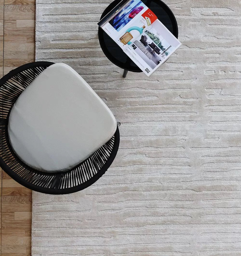 Madeline Hand Made Luxury Off-White Rug