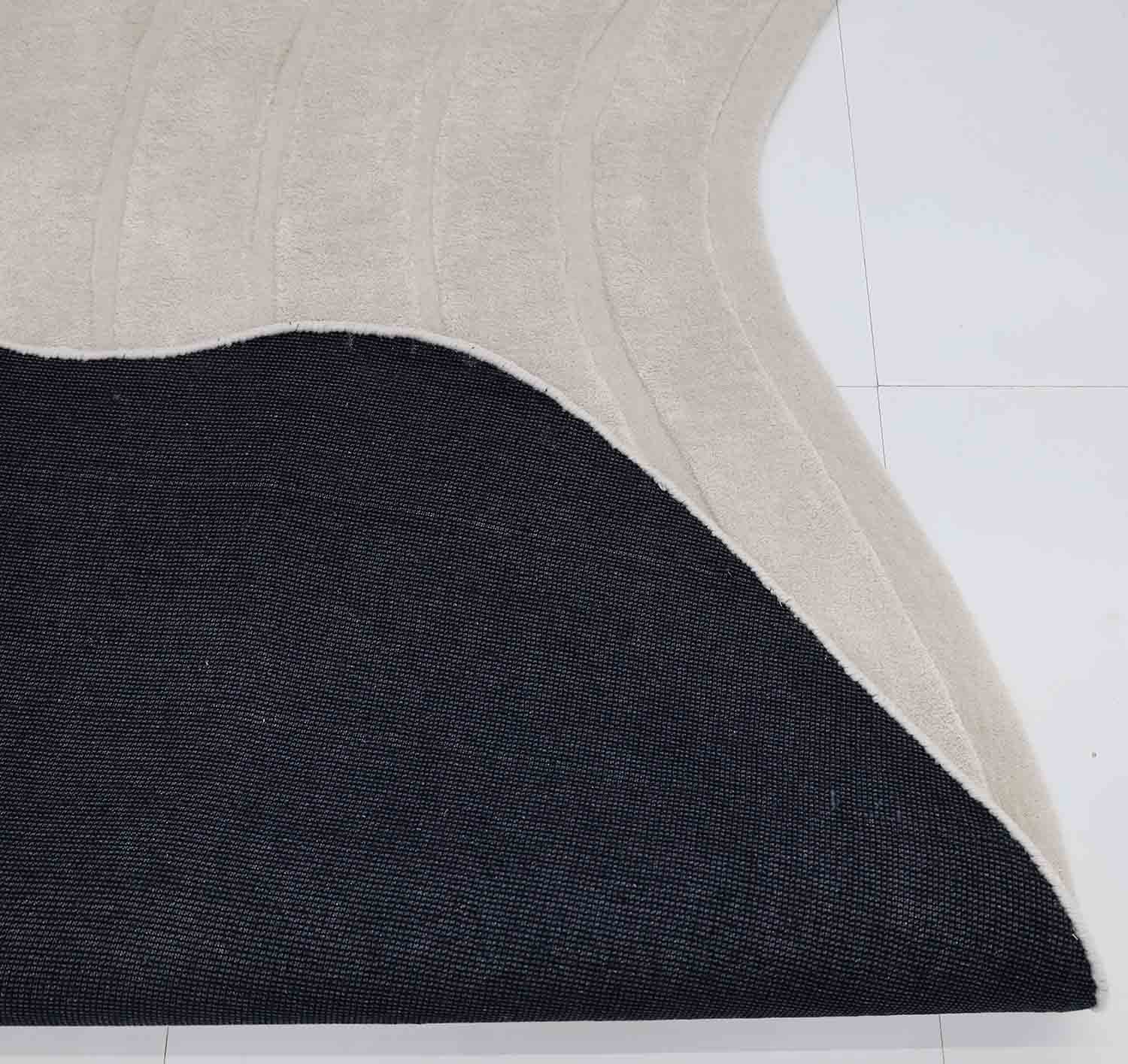 HAND MADE CASSIE OFF WHITE IRREGULAR RUG 200X300CM