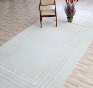 Brixton Hand Made Luxury Off-White Rug