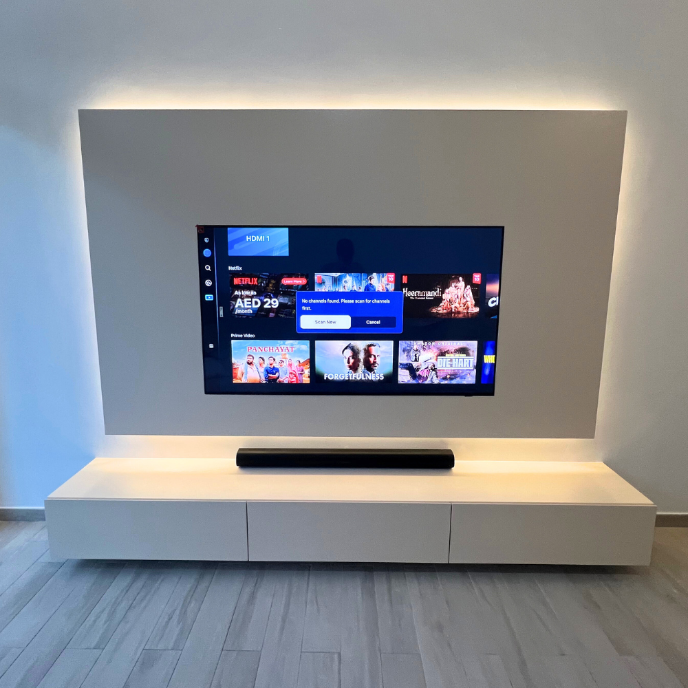 Brooklyn Bespoke TV Media Wall