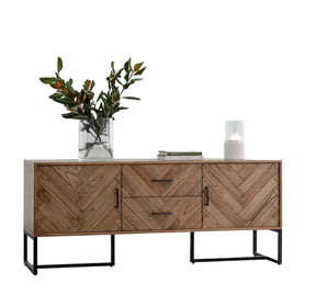 HAND MADE AXEL SCANDINAVIAN INSPIRED WOODEN SIDEBOARD CONSOLE