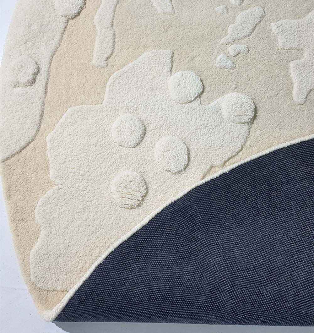 Premium Handmade Multi Colour Round Carpet (200cm)