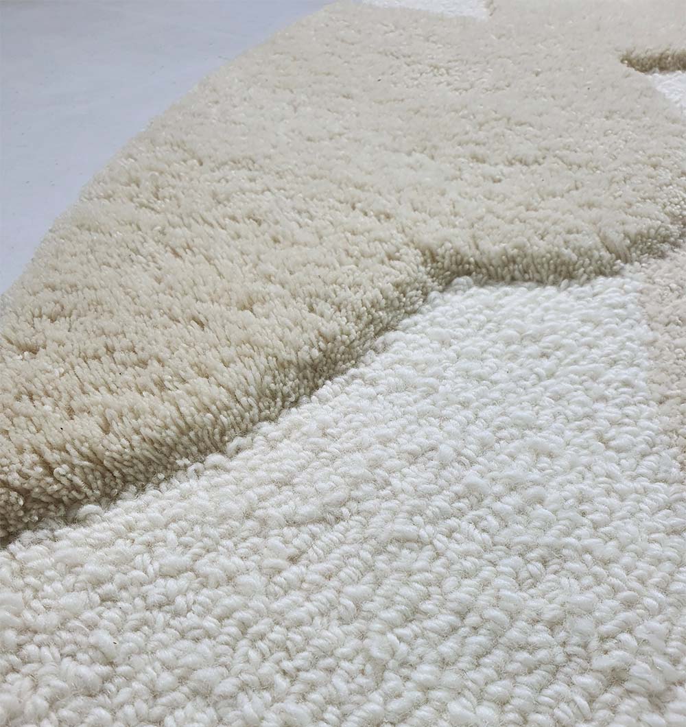 Premium Unique Irregular Shape Multi Colour Carpet (200cm x 300cm)