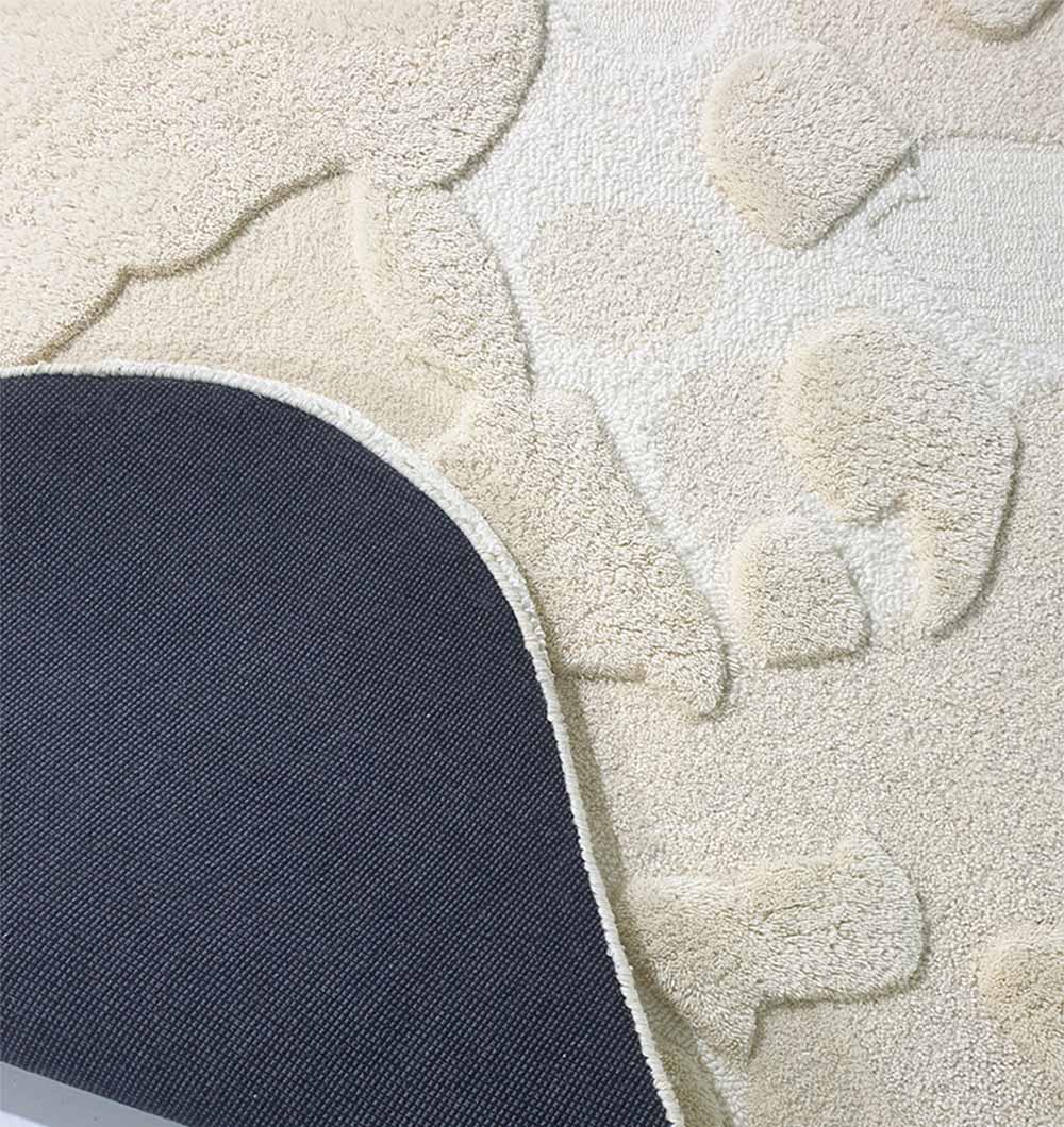 Premium Unique Irregular Shape Multi Colour Carpet (200cm x 300cm)