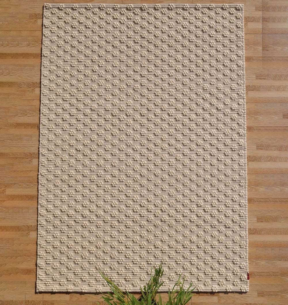 Laurie Natural White Woven Rug (5 Sizes)
