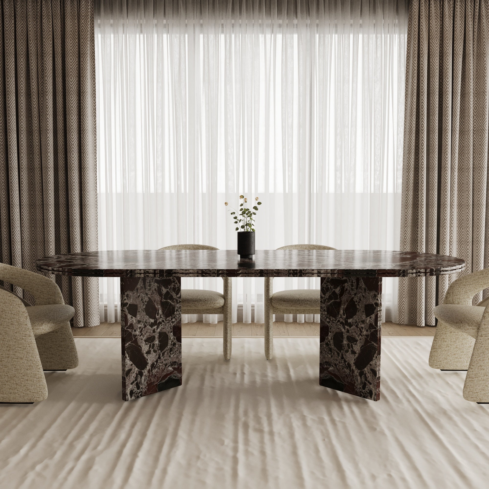 Burlington Rosso Levanto Dining Table