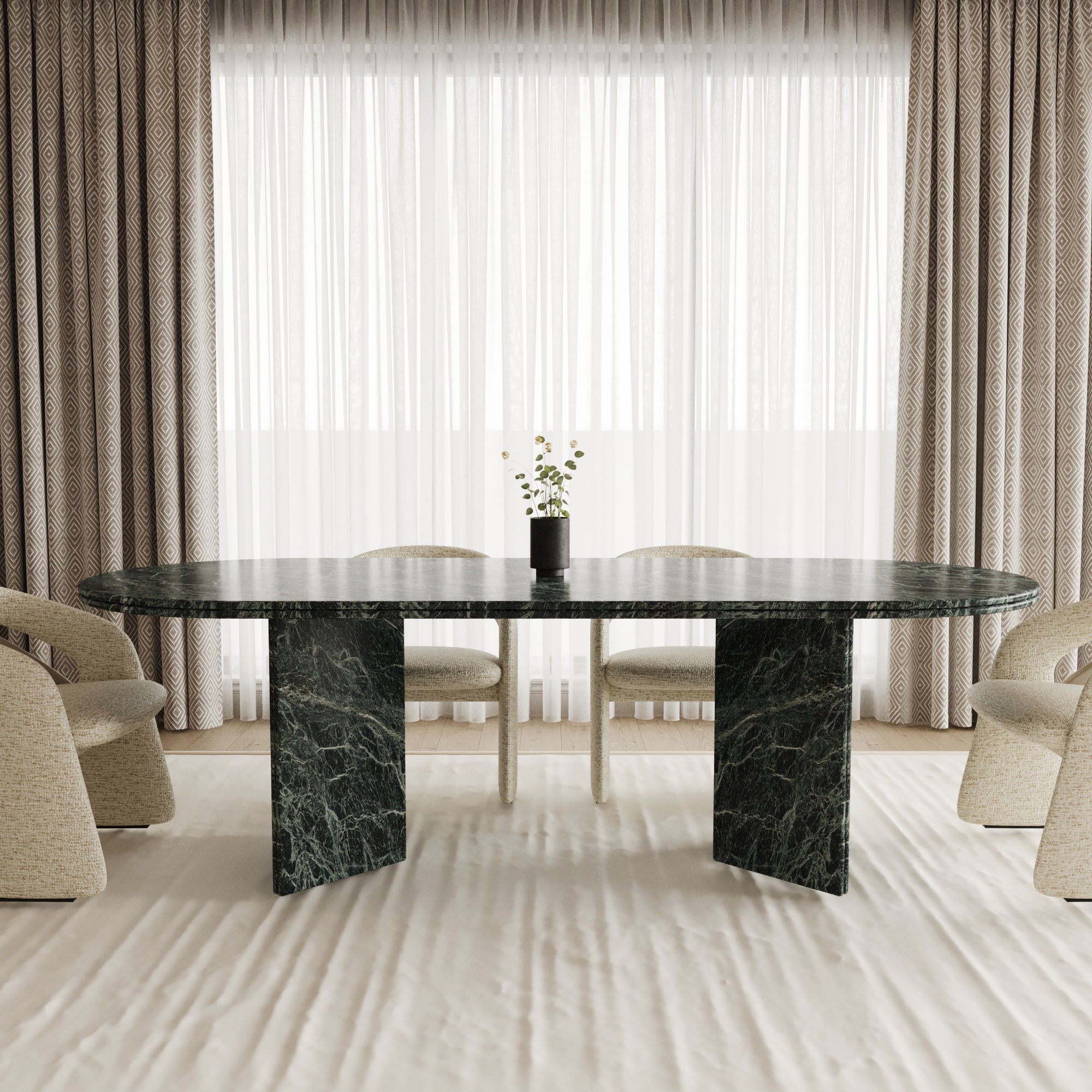 Burlington Verde Alpi Dining Table