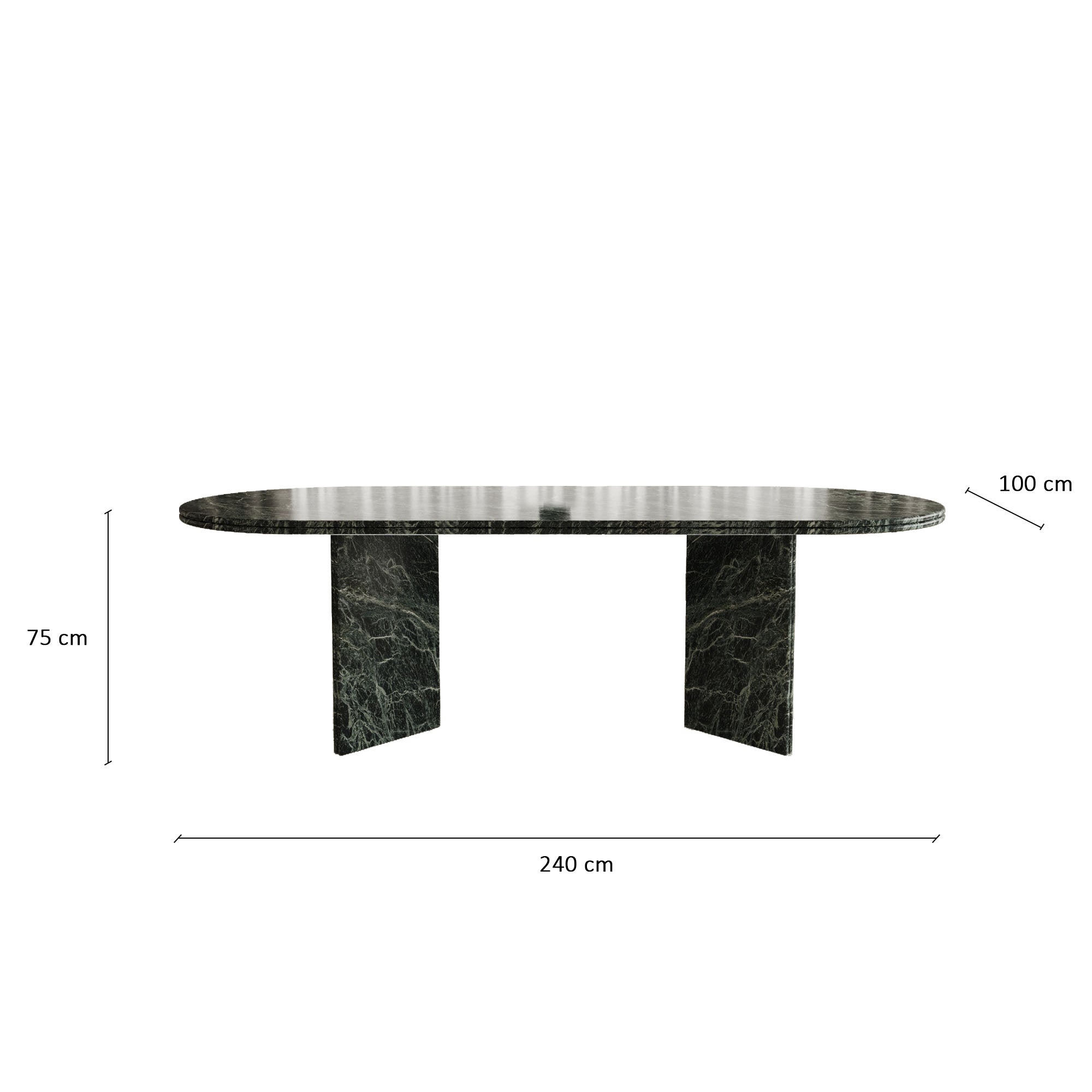 Burlington Verde Alpi Dining Table