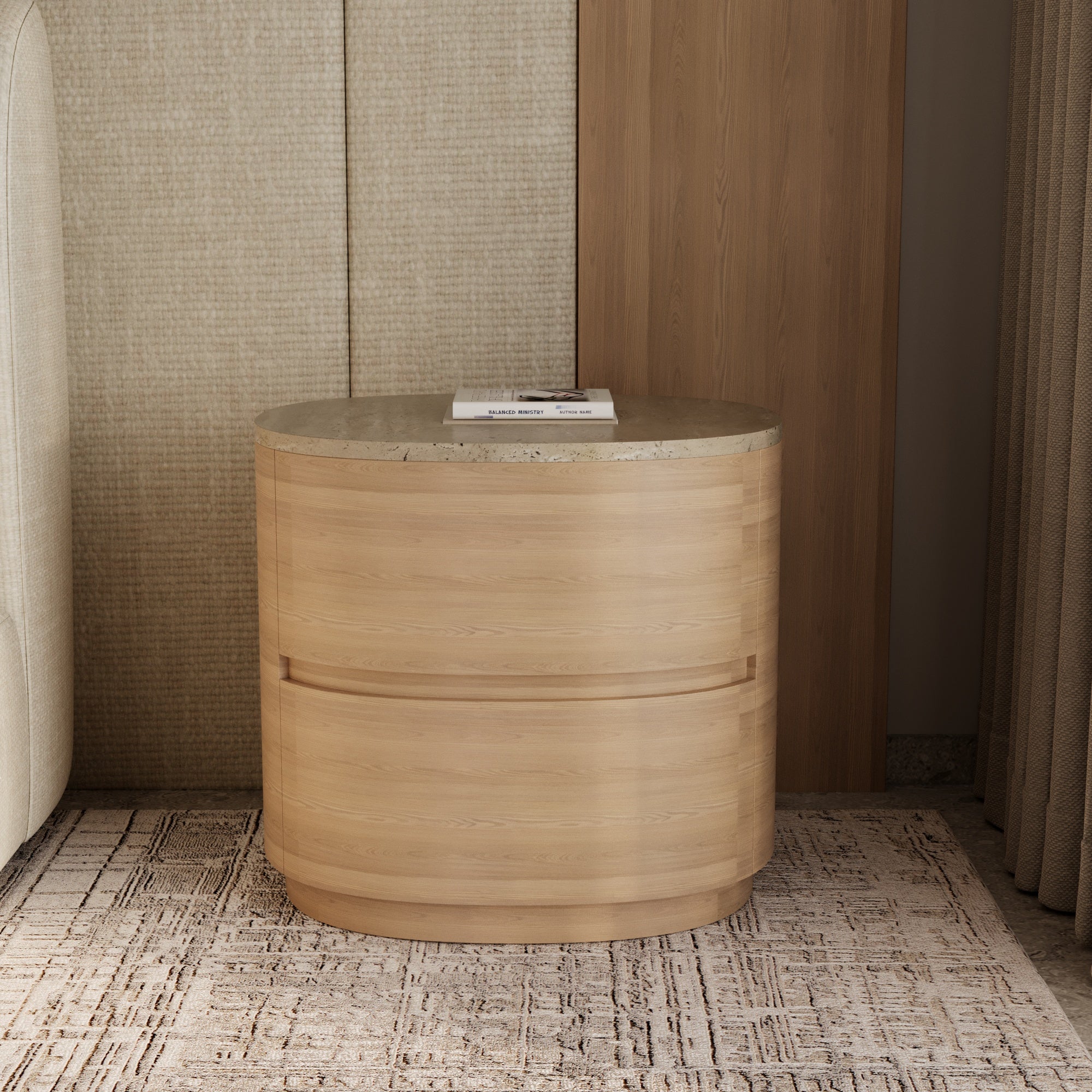 Chelsea Round Nightstand