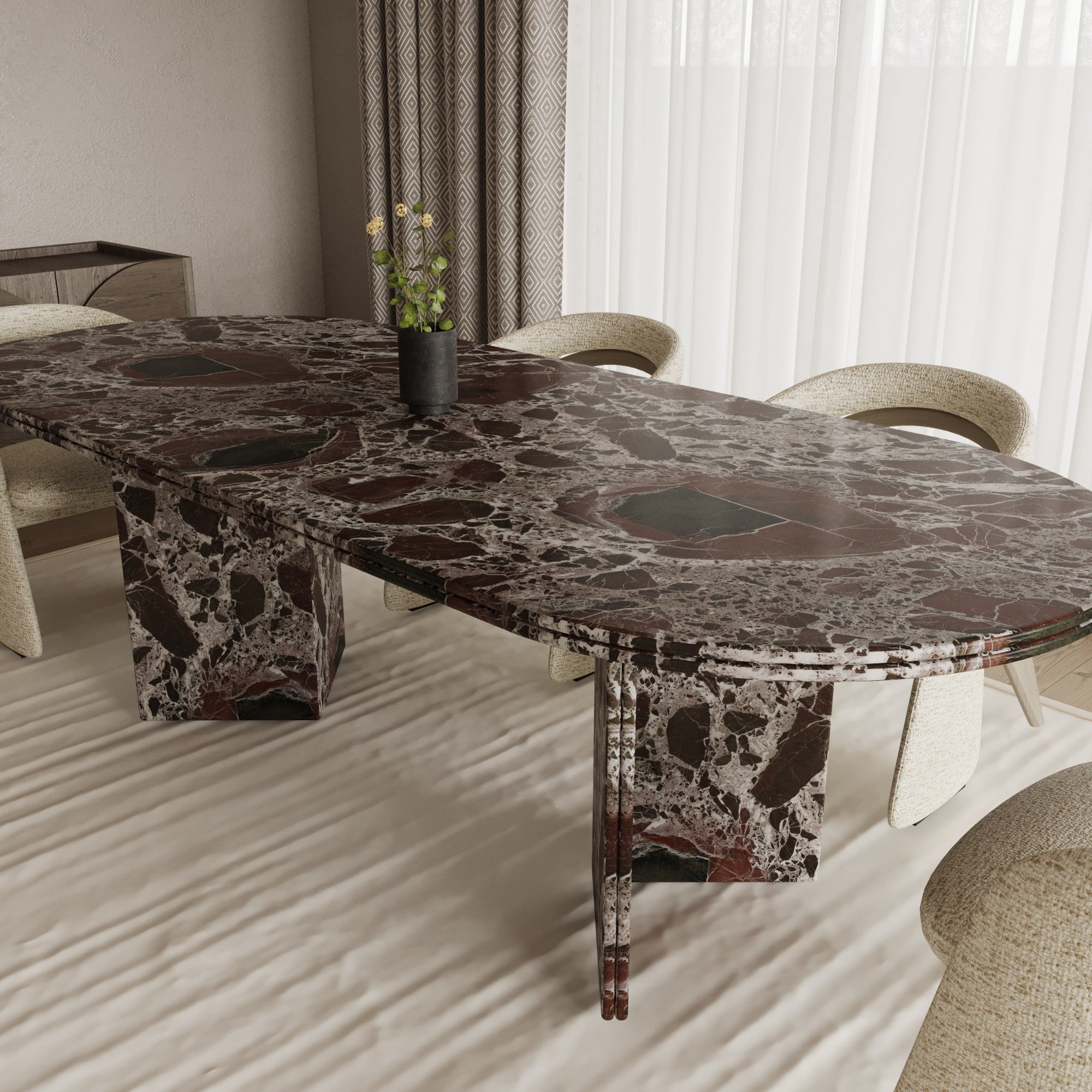 Burlington Rosso Levanto Dining Table