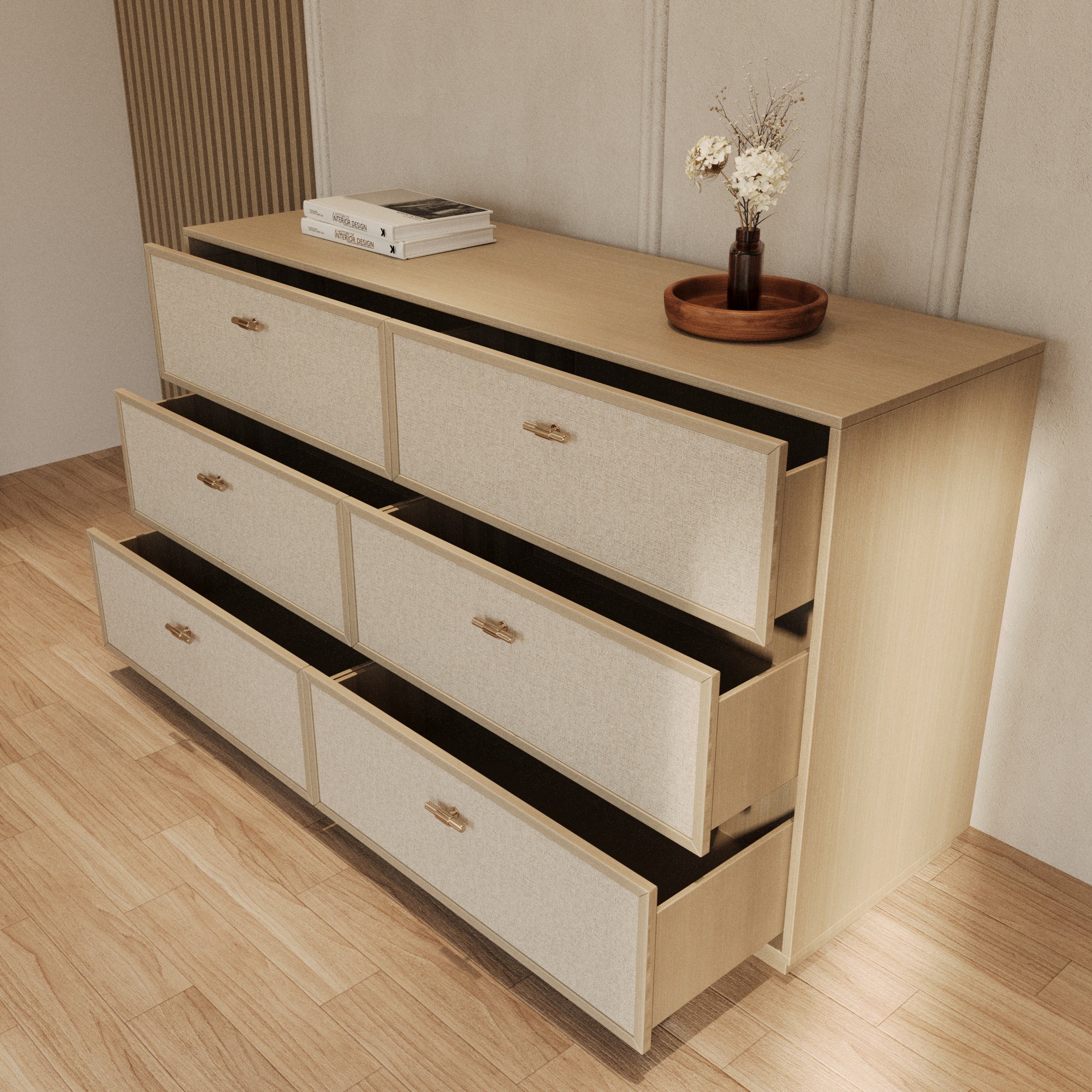 Rialto Fabric Dresser