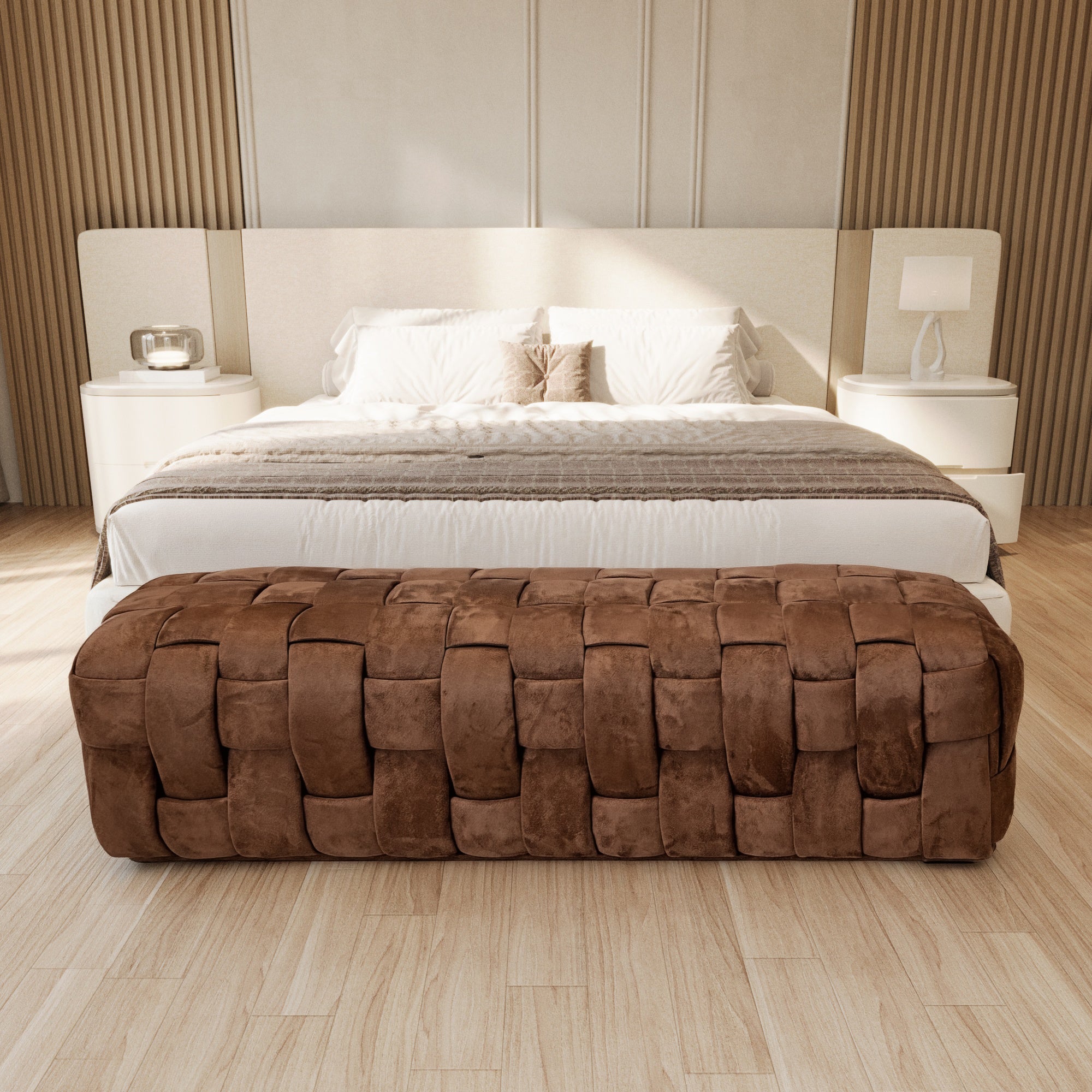 Valen Woven Ottoman