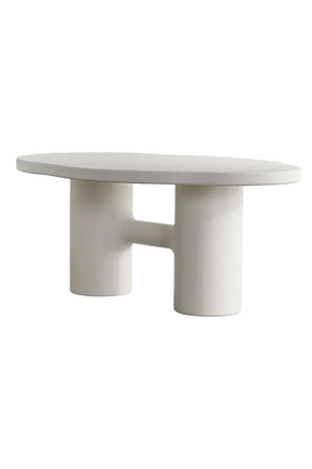 HAND MADE ATHENA WHITE DINING TABLE