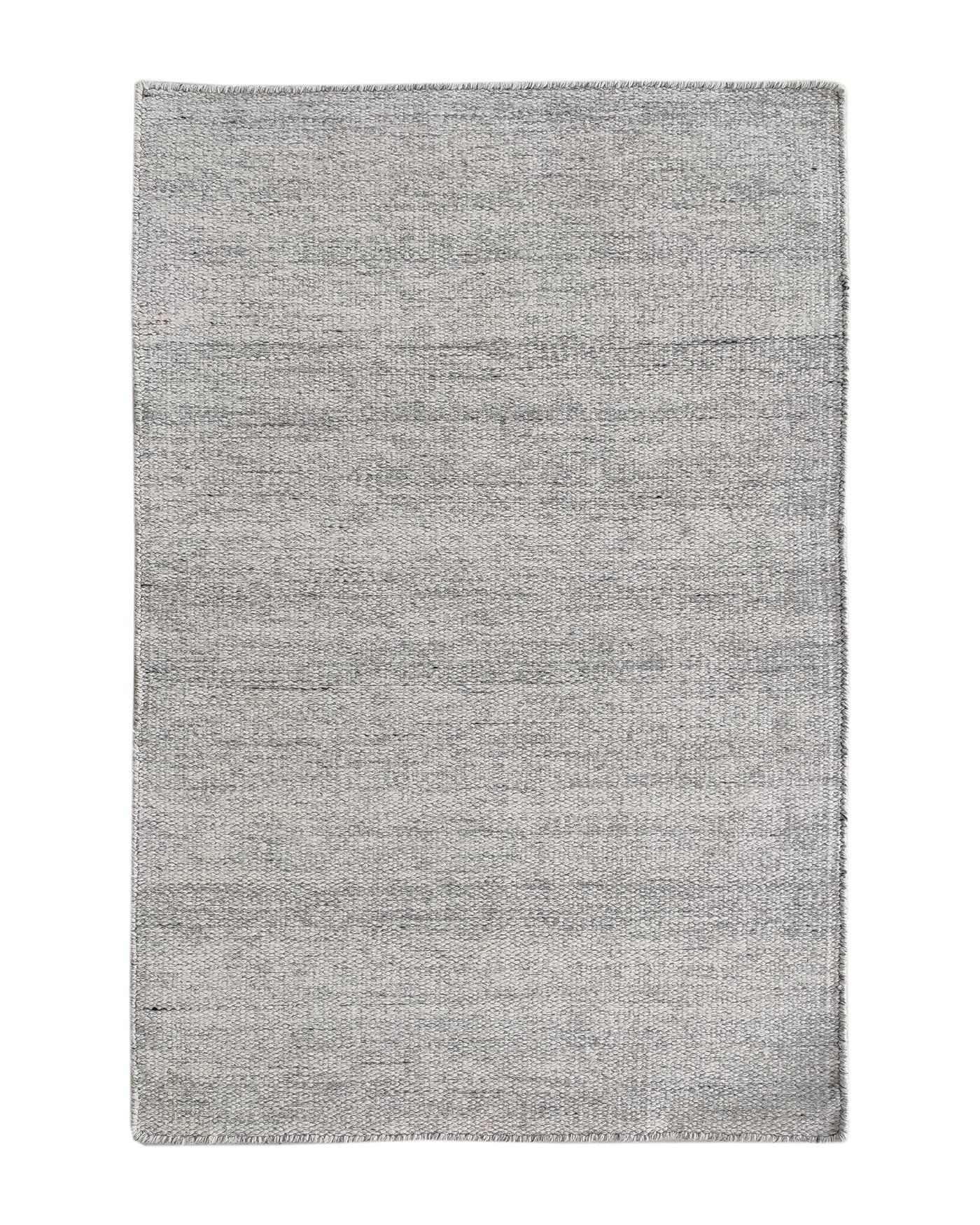 Hand Made Light Grey Woven Area Rug (2 sizes)