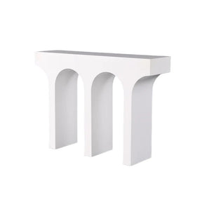 HAND MADE ATHENA WHITE CONSOLE TABLE