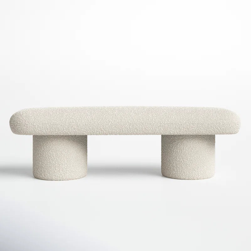 HAND CRAFTED APRIL BOUCLE BENCH