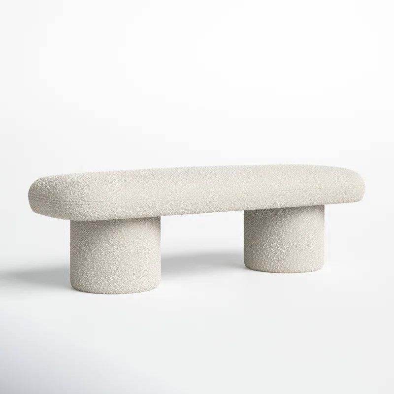 HAND CRAFTED APRIL BOUCLE BENCH