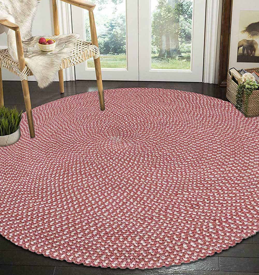 Hand Made Cotton Braided Carpet (3 Sizes)