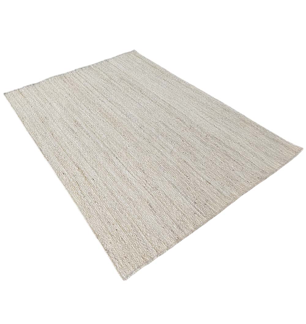 Handmade Natural Jute Braided Bleached Rug (8 Sizes)