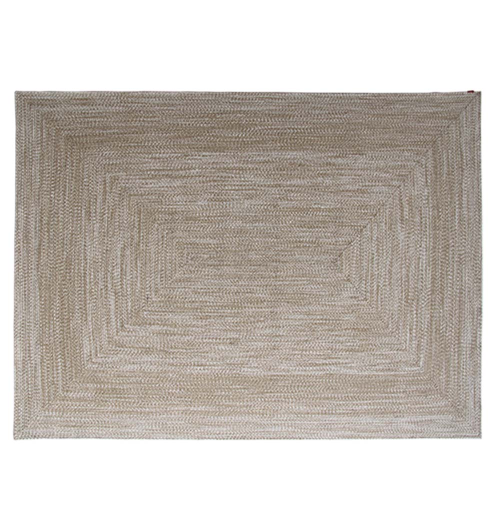 Hand Made Wool Rectangle Braided Area Rug ( 6 Sizes)