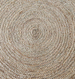 Handmade Jute Round Rug Natural Colour (200cm)