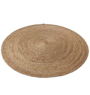 Handmade Jute Round Rug Natural Colour (200cm)