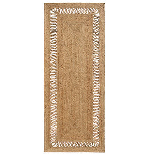 Handmade Natural Jute Rug Rectangle (2 Sizes)