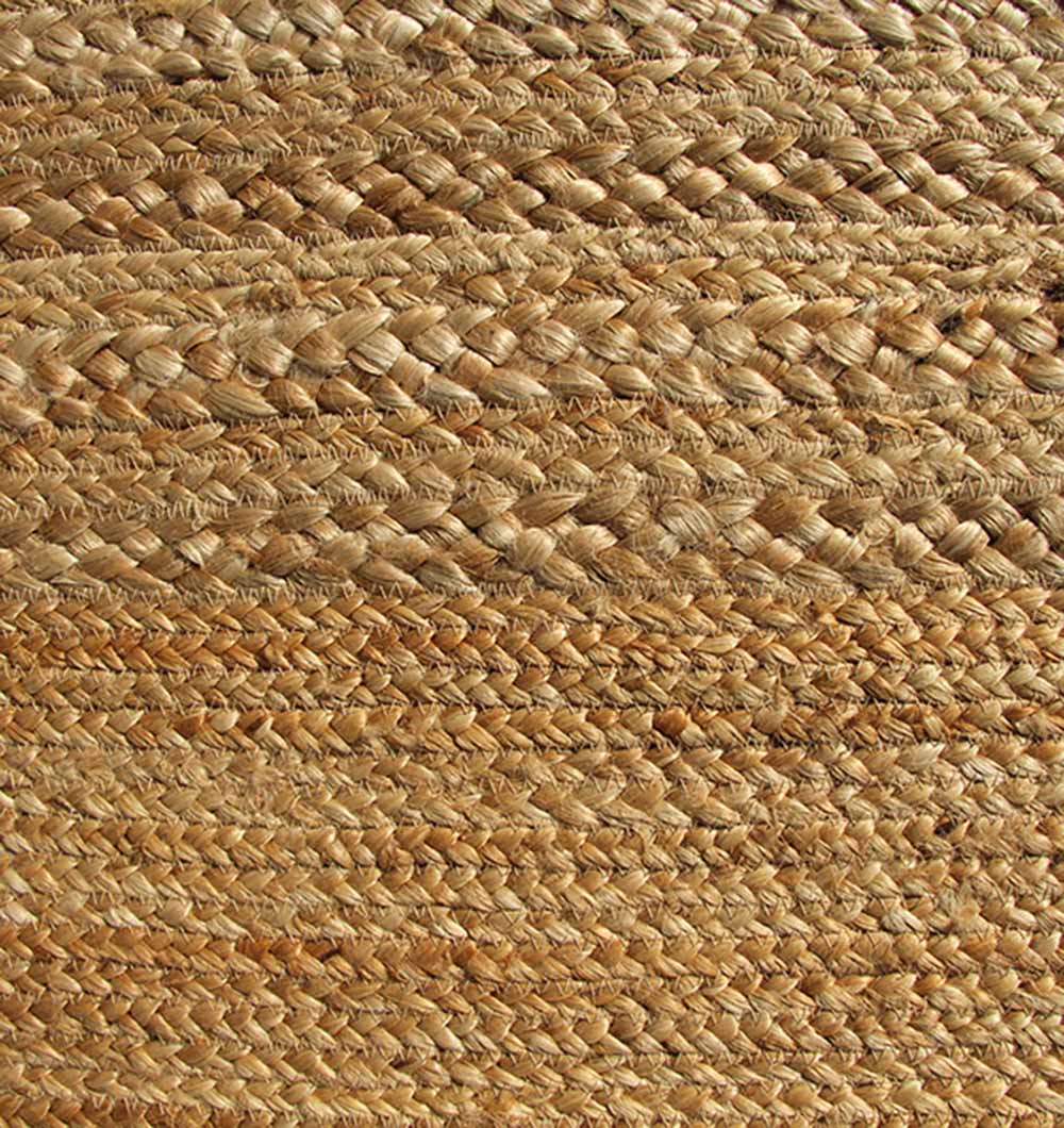 Handmade Jute Rug Rectangle Braided Area Rug (5 Sizes)
