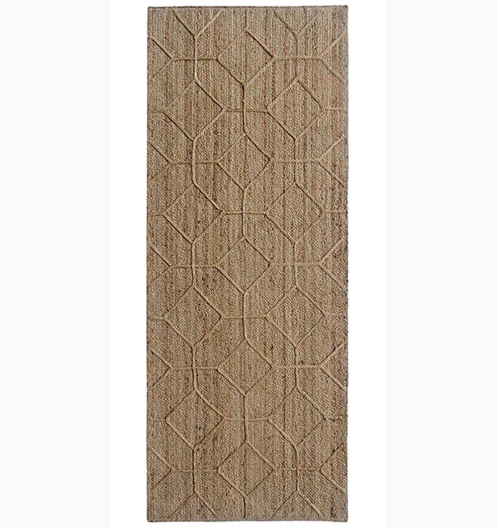 Handmade Natural Jute Hallway Rug (80cm x 200cm)