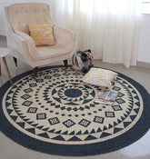 Handmade Round Jute Rug (200cm)