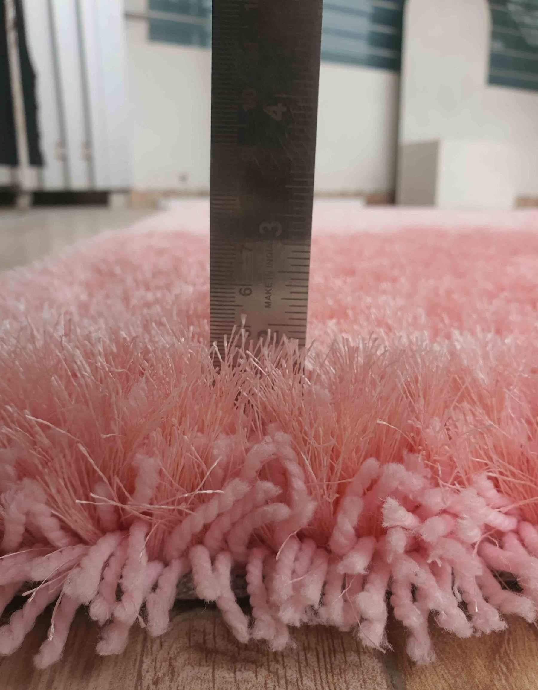 Pink  Shaggy Rug 300X400 CM